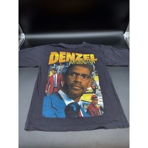 Marino‎ Morwood Denzel Washington Rap Tee L Vintage wash VTG